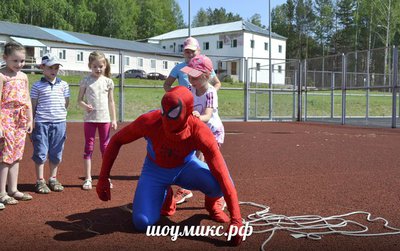 Человек паук,детские праздники.