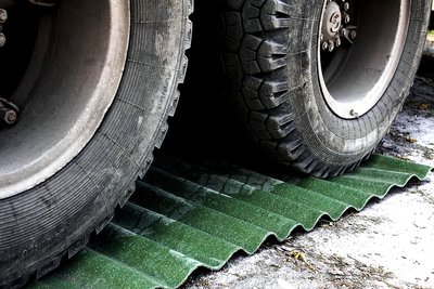 Полимер-песчаный шифер 112*170 см  7 волн