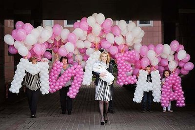 Встреча с роддома.