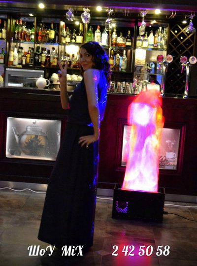 Имитация пламени,холодный огонь!