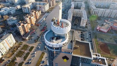 Выездная регистрация брака на крыше!