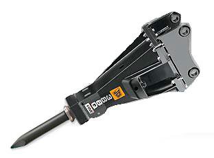 Аренда гидромолота Delta F5 на базе экскаватора-погрузчика