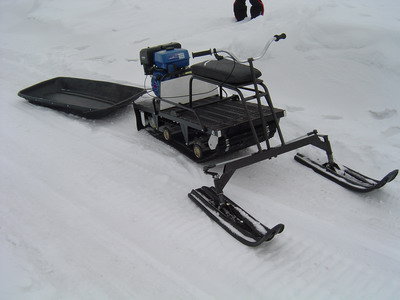 Лыжный модуль для мотобуксировщика