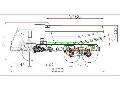 Карьерный самосвал DONG FENG EQ3486, 2012 год