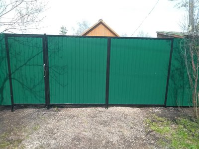Строим заборы. изготовление откатных автоматических ворот. Быстро и качественно огородим Ваш участок красивым и прочным забором из профлиста, дерева, сетка рабица