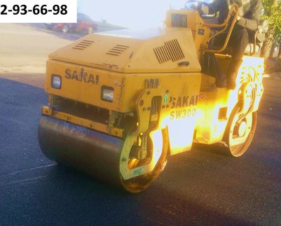 Услуги вибро- катка SAKAI SW300