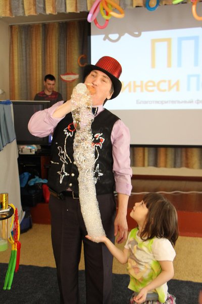 Шоу Гигантских мыльных пузырей