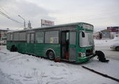 Из-за морозов сошли с линии автобусы на пяти маршрутах