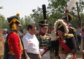 Эдхам Акбулатов в День России посетил "Бородинское сражение" на острове Татышев