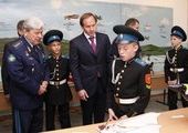 Лев Кузнецов побывал в Ачинском кадетском корпусе