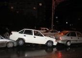 На улице Высотной в Красноярске столкнулись 6 машин