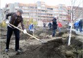 В Красноярске заложили новую аллею