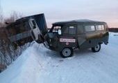 В Красноярском крае УАЗ с медработниками столкнулся с грузовиком, пострадали пять человек