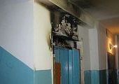 В Красноярске сгорел лифт в жилом доме