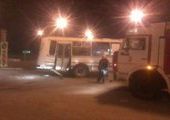 В Красноярске в ДТП попал рейсовый автобус