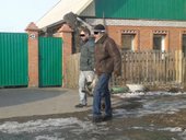 В Хакасии двое мужчин публично убили собаку для еды