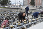 Фонтан на Театральной площади заработает в мае