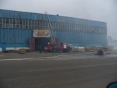 В Лесосибирске произошел крупный пожар