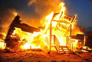 Пожар в Красноярском крае лишил жилья 15 человек