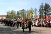 В Красноярске состоялись праздничное шествие и митинг на Мемориале Победы  (ФОТО)