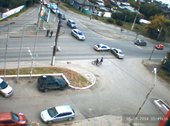 На перекрестке улиц Копылова и Киренского произошло серьезное ДТП.