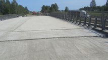 В Манском районе открыт новый мост возле станции Камарчага