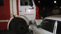 Пожарный автомобиль попал в ДТП