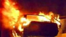 В Красноярске ночью вновь сожгли автомобиль