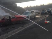 Смертельное ДТП произошло недалеко от Путинского моста под Красноярском