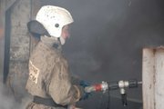 В Красноярске сгорел частный жилой дом