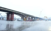 На строительстве 4-го моста в Красноярске закончена эстакада