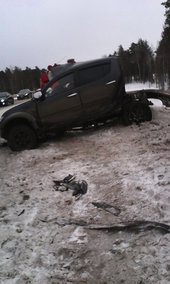 На трассе под Красноярском произошло ДТП, водитель погиб