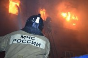 Крупный пожар уничтожил шесть Белазов