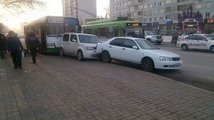 Массовое ДТП на улице Красноярска произошло вчера