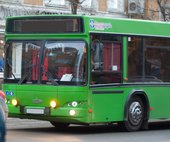 Маршрутный автобус попал в ДТП в центре Красноярска