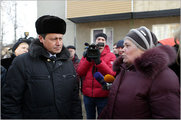 Эдхам Акбулатов посетил место происшествия на улице Калинина