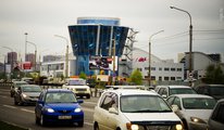 Длинные пробки снова появились в Красноярске