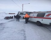 Волга протаранила школьный автобус, есть погибшие