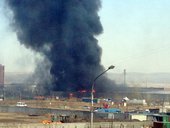 На автомобильном складе на улице Гайдашовка произошел пожар