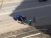 Пешеход попал под машину на улице Калинина в Красноярске