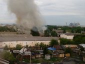 В Советском районе Красноярска произошел пожар