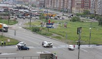 Двойное ДТП произошло вчера на перекрестке Авиаторов-Молокова