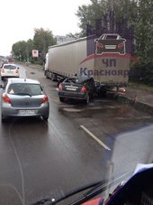 В Красноярске в ДТП погиб пассажир иномарки