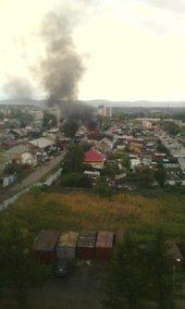 В пожаре сгорел частный дом на улице Шинников