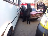 В центре Красноярска произошло ДТП с участием автобуса