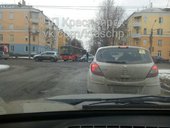 В Кировском районе произошло ДТП с участием автобуса