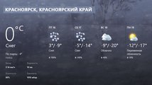 В выходные дни в Красноярске заметно похолодает - прогноз погоды на 17 и 18 декабря